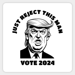 Just Reject Election 2024 Sticker